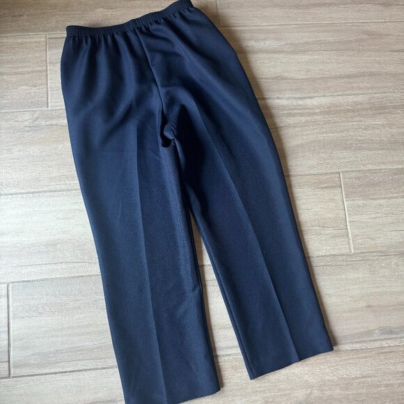 Alfred Dunner Navy Elastic Waist Pants 16 – NWOT - Picture 6 of 6